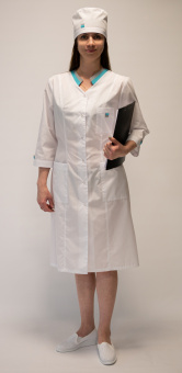 Халат женский санитарный М725-24